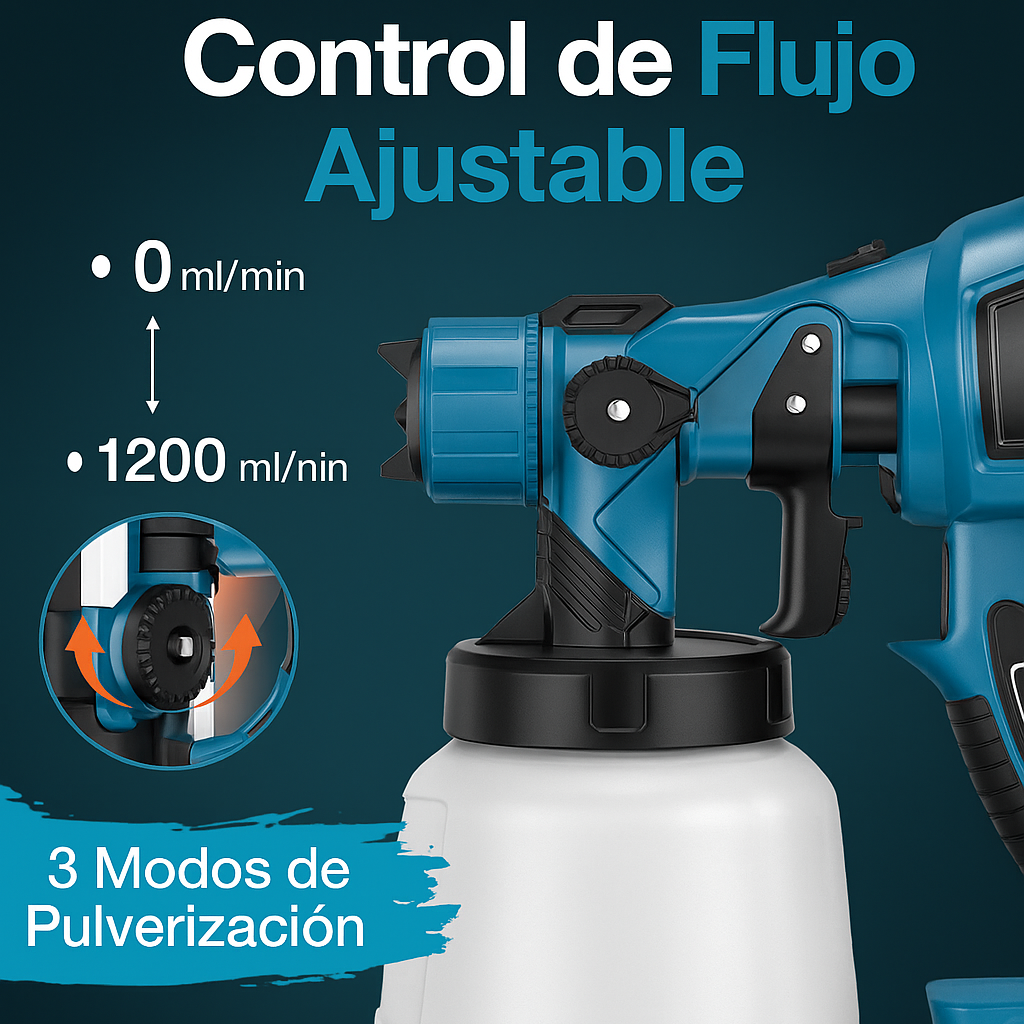 Pulverizador de Pintura Portátil 🔋